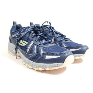 Skechers Womens Trail Running Shoes Size 9 Navy Blue W/ Memory Foam & Non-Slip